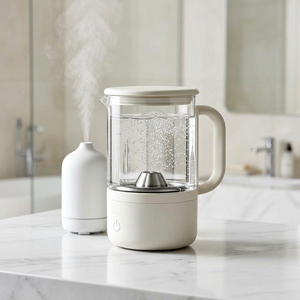 Gobelet de <span class=keywords><strong>d</strong></span>ésinfection à l'ozone léger, étanche, portable, en <span class=keywords><strong>verre</strong></span> et plastique, pour la maison, les voyages, les appareils orthodontiques et le nettoyage des prothèses dentaires - Product Image 5