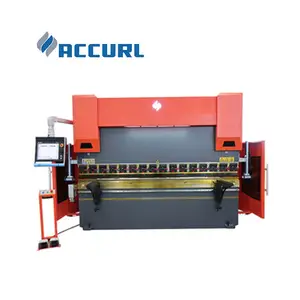 Accurl Euro-Pro B Series 6-Axis for 175 ton * 4000 mm CNC Press Brake with DA66T Color Graphics Control System