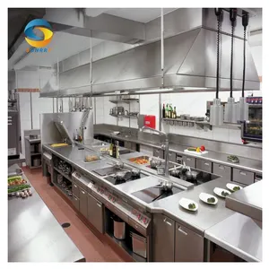 3D Küche Projekt Design Chinesischen Restaurant Küche Ausrüstung Catering Ausrüstung Verwendet Italienischen Hotel küche Ausrüstung