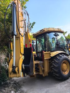 Chargeuse sur pneus Caterpillar 420f 420f2 420e 416e d'occasion, faible nombre d'heures, composants du moteur principaux disponibles - Product Image 2