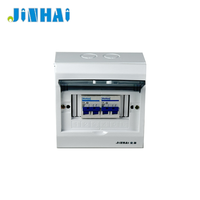 Boîtier de distribution électrique en métal sur mesure pour intérieur, 6 voies, type surface, boîte de disjoncteurs, équipement de distribution d'énergie, indice de protection IP30, 220V-380V, 150A