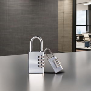 Cerraduras de Seguridad Degol Silver Modern Luggage, Puertas de Acero, Vigas de Bloqueo de Acero Inoxidable y Latón Sólido, Candados Digitales Resistentes al Óxido, Modelo GS0303 - Product Image 6