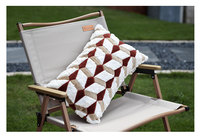 AIBUZHIJIA motif géométrique Applique broderie housse de coussin décoratif maison canapé luxe moderne taies d'oreiller