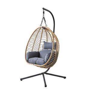 Silla sensorial <span class=keywords><strong>Hamacas</strong></span> de <span class=keywords><strong>plástico</strong></span> Dormitorio Parque Doble Juego al aire libre Sillas de metal Soporte de <span class=keywords><strong>jardín</strong></span> Patio Asientos para con silla Hamaca - Product Image 6