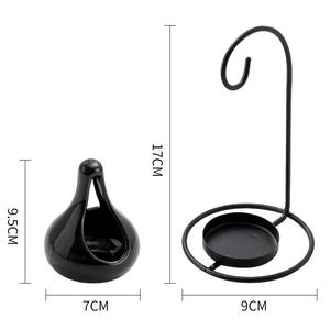 Brûleur d'Encens en Céramique pour Huiles Essentielles, Diffuseur d'Arômes, Chauffe-Cire Fondue, Porte-Bougie Chauffant, Kit Cadeau d'Aromathérapie pour la <span class=keywords><strong>Maison</strong></span> - Product Image 6