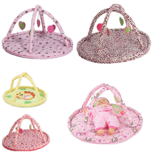 Factory Direct Deluxe Iron Frame <strong>Doll</strong> <strong>Pram</strong> 3 Ages Play Stroller with Toys for Child Play <strong>Doll</strong> <strong>Set</strong> - Product Image 6