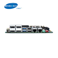 V1605B Carte système intégrée 2 Lan DDR4 Max 32GB 6 COM 10 USB M.2 SATA3.0 AMD NUC Mini ITX Carte mère industrielle