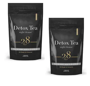 Private Label For Weight Loss Fuding White Flat Tummy 28 Days Detox Powder Best Slimming Tea