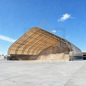 Arche à double poutre 30x60m avec couverture en tissu PVC pour bâtiment, entrepôt industriel, hangar de stockage, abri de voiture, imperméable et résistant aux UV - Product Image 2