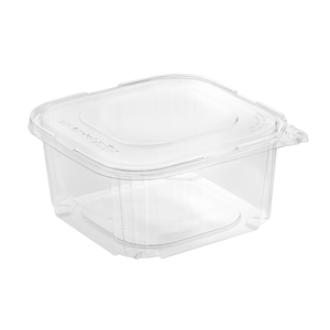 Versatilidad Contenedor de comida de plástico desechable transparente de 64 OZ Diseño de dos piezas Almacenamiento reciclable a prueba de manipulaciones para croissants - Product Image 3