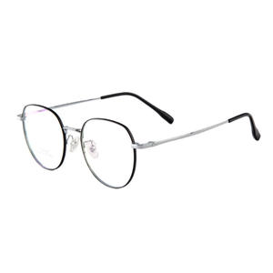 Monture de lunettes Danyang 6806 en titane irrégulière, ovale, unisexe, monture complète, verres en résine confortables - Product Image 2