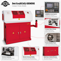 Tour CNC miniature SIEG De6 Eco(KC6S)- 808D avec porte-outils à 4 positions, portée de coupe de 250 mm, pour laboratoire et éducation, machine OEM
