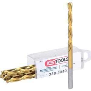 KS TOOLS-Foret hélicoïdal 330.4104 HSS TIN (multipack)-EAN 4042146341643 FORETS MÈCHES À MÉTAL - Product Image 1