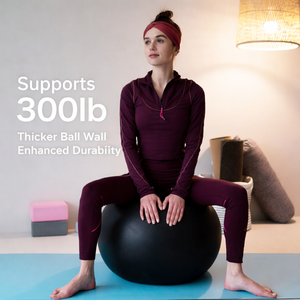 Ballon <span class=keywords><strong>de</strong></span> gym <span class=keywords><strong>de</strong></span> qualité supérieure, haute résistance, sphère d'équilibre à haute élasticité pour le yoga, le Pilates, la rééducation, coussin <span class=keywords><strong>de</strong></span> siège <span class=keywords><strong>de</strong></span> chaise <span class=keywords><strong>de</strong></span> <span class=keywords><strong>bureau</strong></span> - Product Image 2