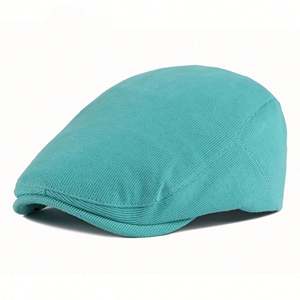 Nouveauté 2024 – Béret en velours côtelé de haute qualité pour femme et homme, idéal printemps-automne, mode extérieure, style plat, casquette Ivy - Product Image 5