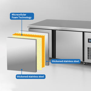 Refrigerador <span class=keywords><strong>congelador</strong></span> bajo encimera <span class=keywords><strong>nevera</strong></span> mesa de trabajo 1,8 m banco de trabajo comercial refrigerado por aire bajo encimera <span class=keywords><strong>nevera</strong></span> - Product Image 5