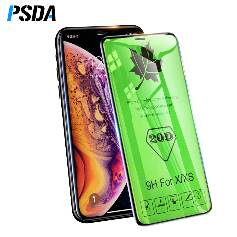 Защитное стекло PSDA для iPhone 6, 6s, 7, 8 plus, XR, X, XS, i11, 20D, изогнутое закаленное стекло с полным покрытием, Защитная пленка для экрана