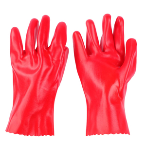 中国制造商长袖手套聚氯乙烯涂层工作手套