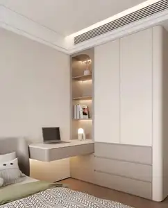 Diseño libre China hecho listo para ensamblar muebles de gabinete de cocina modulares gabinetes de cocina modernos puerta de madera