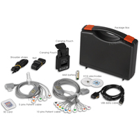 LHCBS2 Holter ECG médical de haute précision 12 canaux vie quotidienne Machine portable conduit ECG