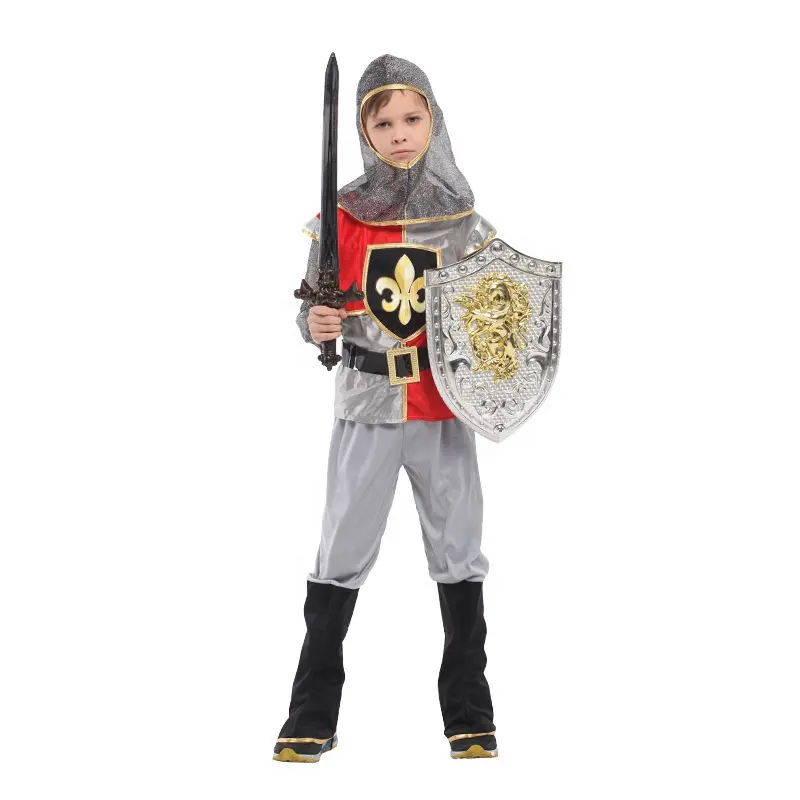 Costume de Cosplay pour enfants, Costume de guerrier romain, Costume de guerrier romain, Costume de chevalier médiéval