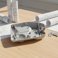 Pièces moulées sous pression en alliage d'aluminium, de magnésium et de zinc de haute précision, prix usine, sur mesure, pour vélo électrique, tolérance +/-0,02 mm, peintes