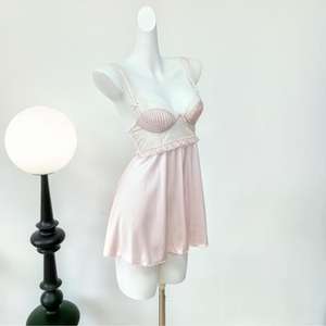 ชุดชั้นในลูกไม้ปักลายชุดชั้นในเซ็กซี่สำหรับผู้หญิงชุดนอนกลางคืนดีไซน์ใหม่เร้าอารมณ์ - Product Image 3