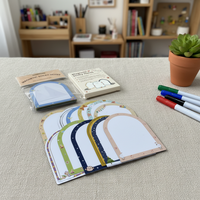 Notes autocollantes magnétiques réutilisables pour réfrigérateur, notes effaçables à sec pour cuisine et bureau, tableau de planification hebdomadaire et liste de tâches