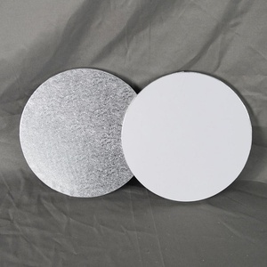 100pcs 10 Inch 12mm <b>Cake</b> Drum Round Silver <b>Cake</b> <b>Board</b> Wholesale Corrugated Cardboard Oil Proof <b>Cake</b> Paper <b>Boards</b> - Product Image 5