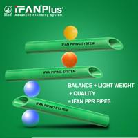 IFAN OEM Raccords de plomberie PPR en polypropylène pour l'alimentation en eau, coudes, tés, raccords union, raccords de tuyauterie PPR
