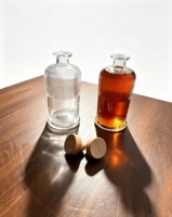 Bouteille en verre transparente pour whisky, la plus vendue, vide, 500 ml, 700 ml, pour distillerie, vodka, gin, bourbon