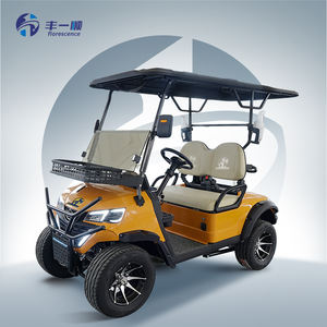 Voiturette de <span class=keywords><strong>golf</strong></span> électrique améliorée avec éclairage LED, affichage numérique et contrôle intelligent de la vitesse pour une sécurité nocturne accrue - Product Image 1