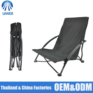 كرسي قابل للطي محمول من المعدن والقماش للاستخدام الخارجي في الشاطئ والحدائق والتخييم وصيد الأسماك والفنادق والمدارس والفيلات - Product Image 2