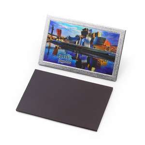 Aimants de réfrigérateur personnalisés Souvenirs d'Atlanta Impression sur feuille d'aluminium Aimants de réfrigérateur en métal avec nom de la ville et logo - Product Image 6