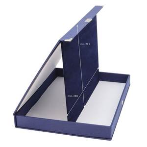 Boîte à plaques bleue TNT 29x23 CM pour trophées, médailles et plaques - Product Image 2