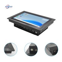 PC industriel tactile capacitif sans ventilateur de 10 pouces avec processeur Intel J1900/J6412/i3/i5/i7 en option, tablette informatique Windows embarquée