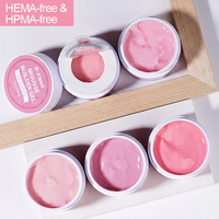 Gel Constructeur Mousse Sans HEMA et Sans HPMA, Fourniture d'Usine, Textures Crémeuses, Couleurs Nudes, Gel Dur pour Extension d'Ongles, Marque Privée