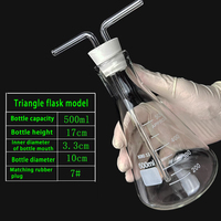 500ml 1000ml Accessoires pour appareil de thérapie à l'ozone Tasse à bulles d'eau à l'ozone Tasse en verre d'humidification à l'ozone