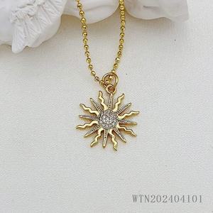 Vente chaude bijoux élégant zircon papillon mansing étoile pendentif collier pour les femmes - Product Image 3
