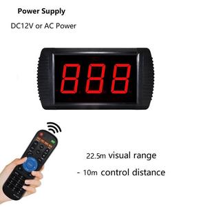 Système de <span class=keywords><strong>comptage</strong></span> numérique YIZHI GI3D-3R avec affichage LED à 3 chiffres, compteur de jours jusqu'à 999, minuteur de compte à rebours avec télécommande - Product Image 4