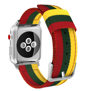 Tejido de Nylon de reemplazo de pulsera correa de reloj de Apple de 38 MM 42 MM Apple iWatch 1 2 3 4 5 - Product Image 1