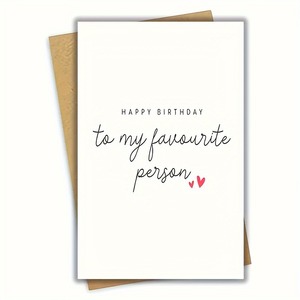 Carte de vœux d'anniversaire pour <span class=keywords><strong>mon</strong></span> <span class=keywords><strong>bien</strong></span>-<span class=keywords><strong>aimé</strong></span>(e) avec enveloppe et texte manuscrit - Product Image 4