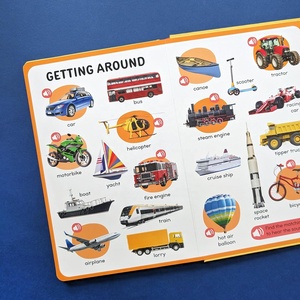 100 từ đầu tiên cuốn sách âm thanh nghe và học cuốn sách âm thanh 50 nút ảnh trẻ em cuốn sách âm thanh - Product Image 6