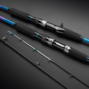 Canne à pêche portable ECOODA Original Factory Black Thunder II Series EBTB II pour la pêche à la carpe, la pêche au bar et la pêche aux leurres - Product Image 4