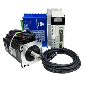 Servo Driver HSS758 dengan Tampilan Nema 34 Motor Stepper Loop Tertutup Servo Motor Stepper Loop Tertutup 12Nm 8Nm 6Nm 4Nm