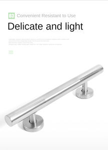 مقبض باب مزدوج الحلقة من الفولاذ المقاوم للصدأ 201 وسبائك الألومنيوم والحديد، مقبض للأبواب القديمة المضادة للسرقة، حرف معدنية - Product Image 4