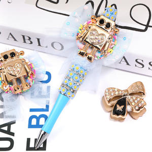 Perles en acrylique lâches pour robot DIY de l'industrie lourde, forme irrégulière, 31-58 mm, accessoires pour chaîne de téléphone portable et bijoux - Product Image 2