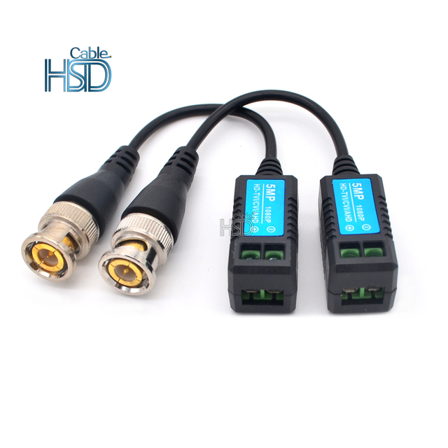 Cheap Video AV Balun 8MP Supported Camera Video Balun up to 400m Surveillance Accessories