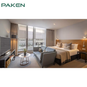 حلول أثاث فندقي متكاملة من الألف إلى الياء لمشاريع الفنادق، طقم أثاث غرف نوم لفندق 5 نجوم مع تصميم ثلاثي الأبعاد CAD - Product Image 2