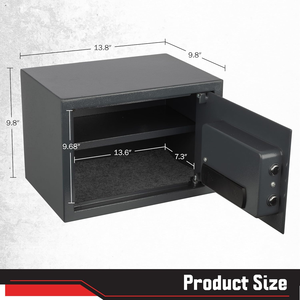 <span class=keywords><strong>2</strong></span> tuşa sahip dijital biyometrik parmak izi kilidi kutu ile elektronik kasa. Iş veya ev kasaları için uygundur. - Product Image 4
